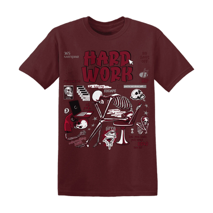 NastyJamz-High-White-Team-Red-1s-T-Shirt-Match-Hard-Work