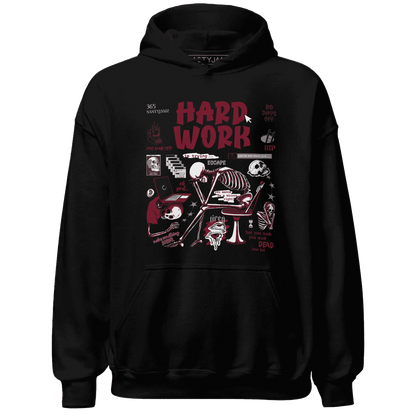 NastyJamz-High-White-Team-Red-1s-Hoodie-Match-Hard-Work