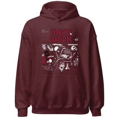 NastyJamz-High-White-Team-Red-1s-Hoodie-Match-Hard-Work