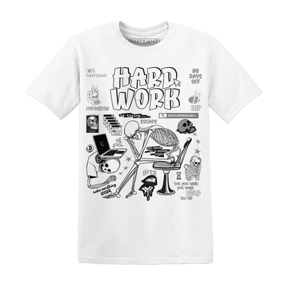 NastyJamz-Low-Mocha-1s-T-Shirt-Match-Hard-Work