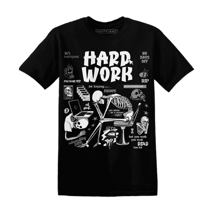 NastyJamz-Low-Mocha-1s-T-Shirt-Match-Hard-Work