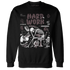 NastyJamz-Burgundy-Crush-3s-Sweatshirt-Match-Hard-Work