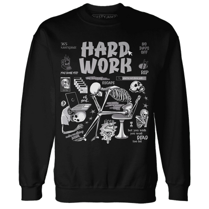 Cement-Grey-3s-NastyJamz-Sweatshirt-Match-Hard-Work
