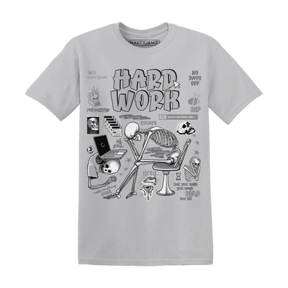 Cement-Grey-3s-NastyJamz-T-Shirt-Match-Hard-Work