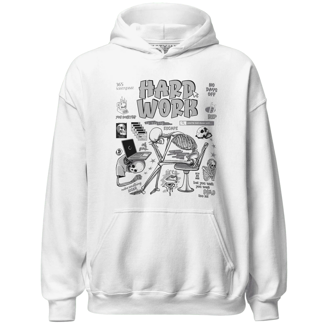 Cement-Grey-3s-NastyJamz-Hoodie-Match-Hard-Work