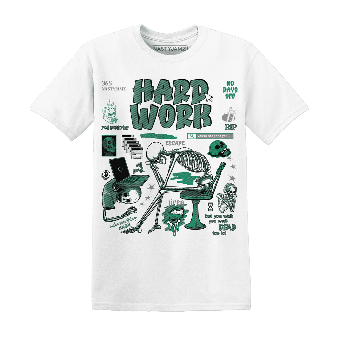 NastyJamz-Nina-CN-Abney-3s-T-Shirt-Match-Hard-Work