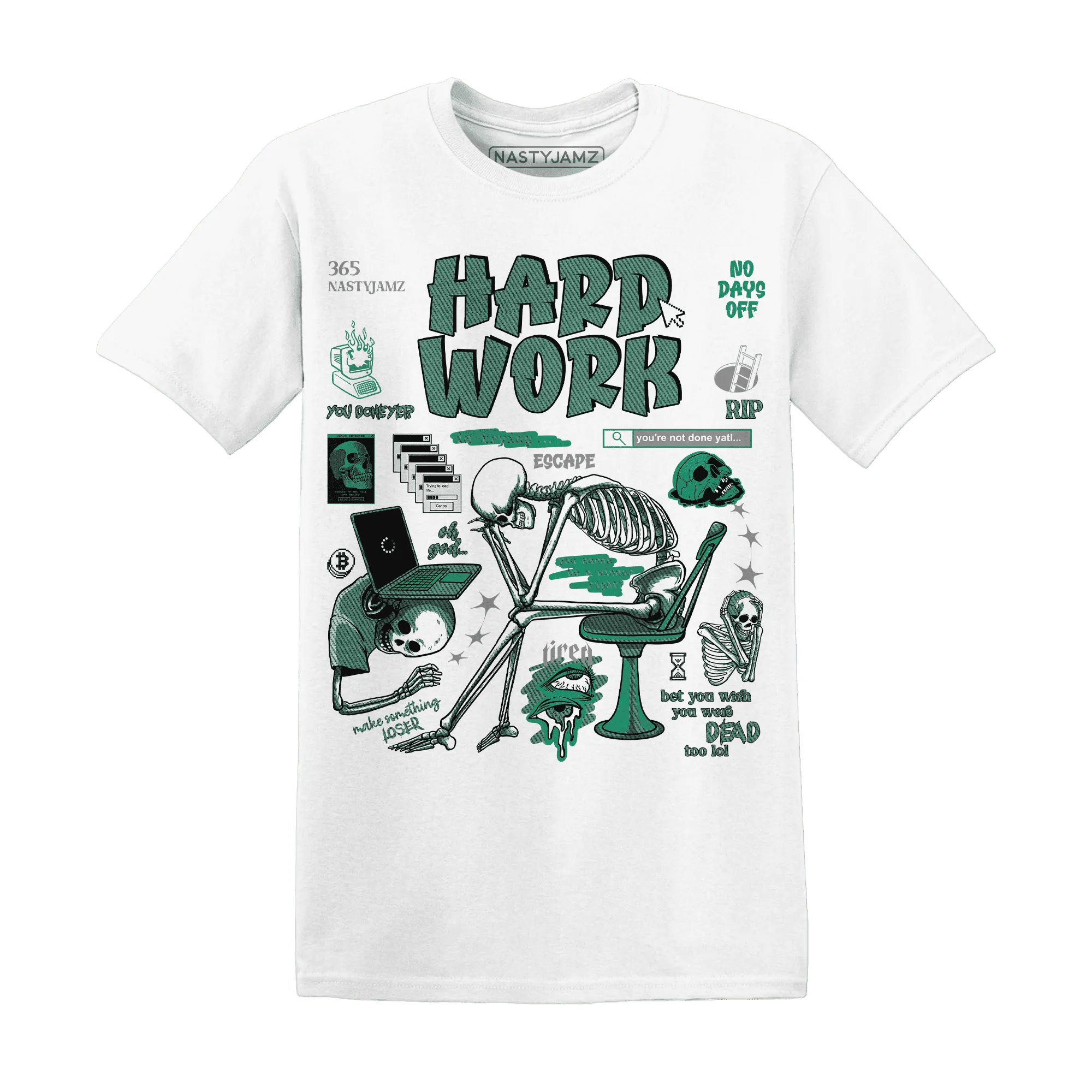NastyJamz-Nina-CN-Abney-3s-T-Shirt-Match-Hard-Work