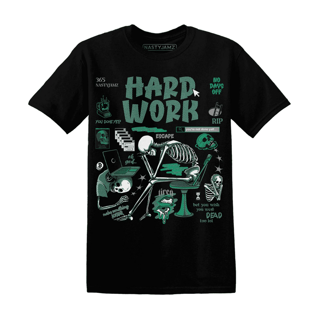 NastyJamz-Nina-CN-Abney-3s-T-Shirt-Match-Hard-Work