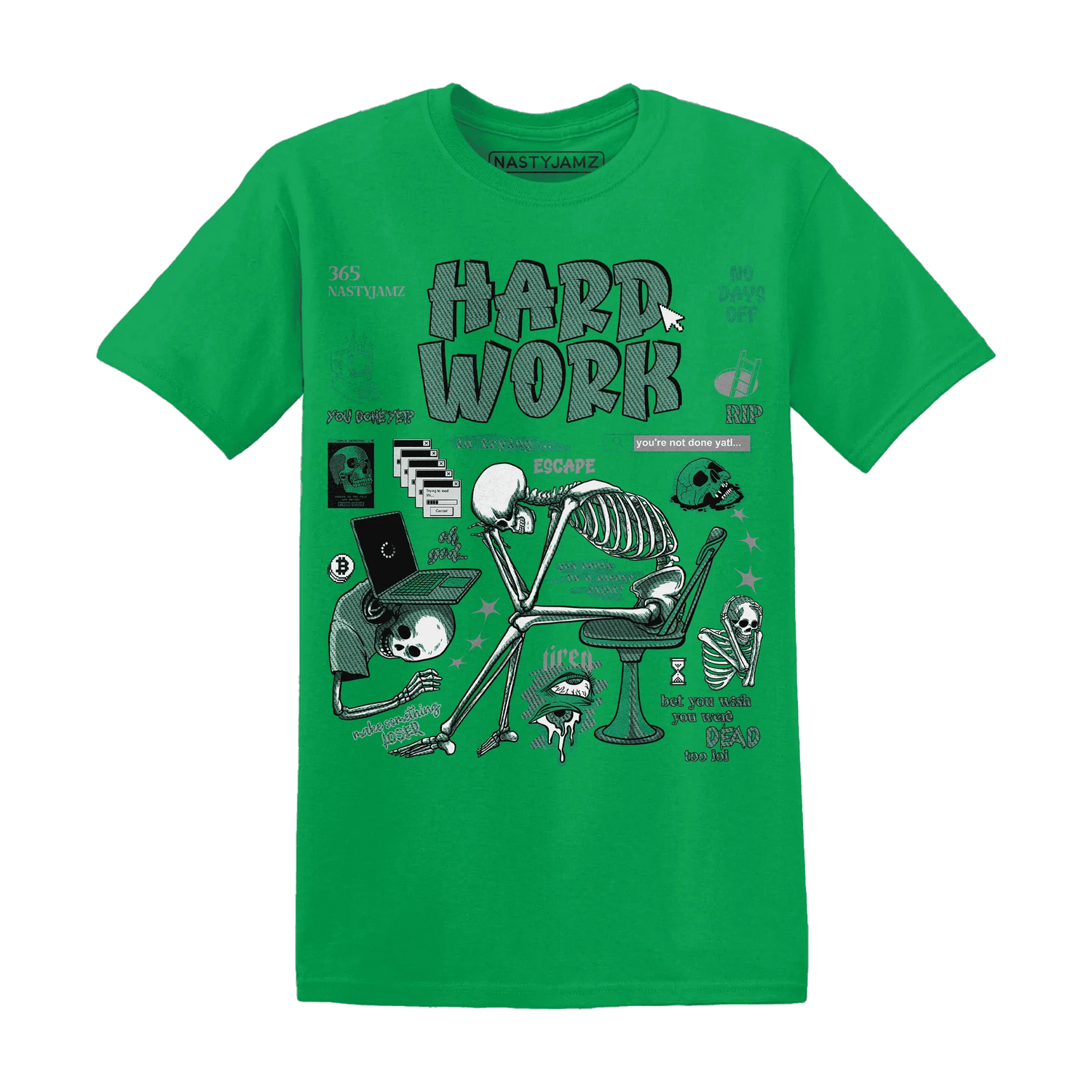 NastyJamz-Nina-CN-Abney-3s-T-Shirt-Match-Hard-Work