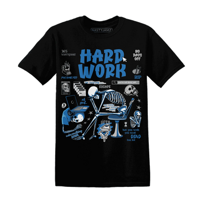 Industrial-Blue-4s-NastyJamz-T-Shirt-Match-Hard-Work