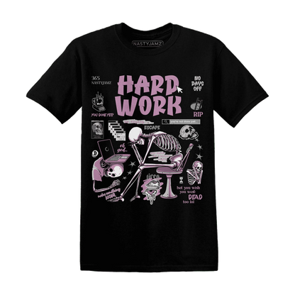 Orchid-Neutral-Grey-Black-White-4s-T-Shirt-Match-Hard-Work