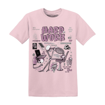 Orchid-Neutral-Grey-Black-White-4s-T-Shirt-Match-Hard-Work