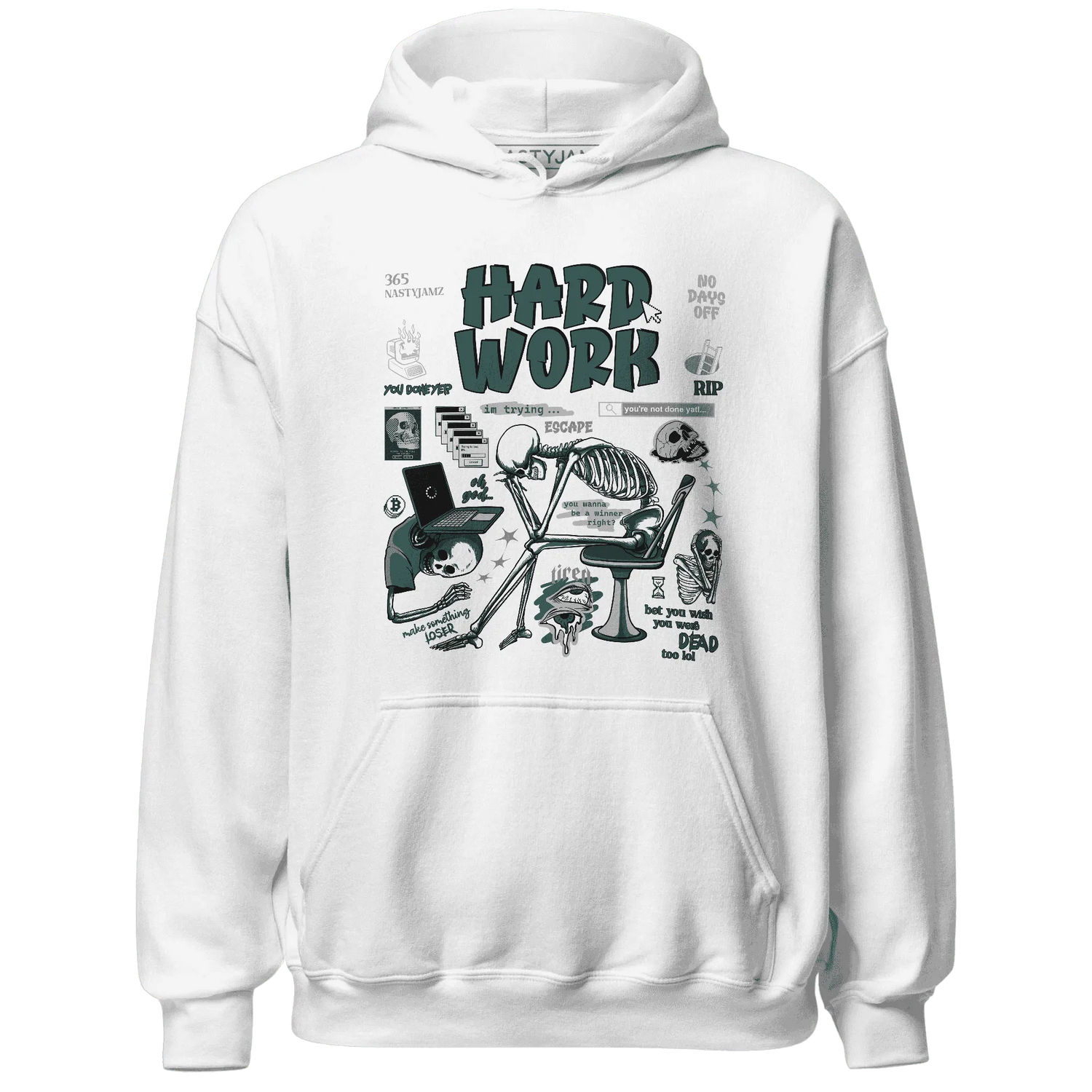 NastyJamz-Oxidized-Green-4s-Hoodie-Match-Hard-Work