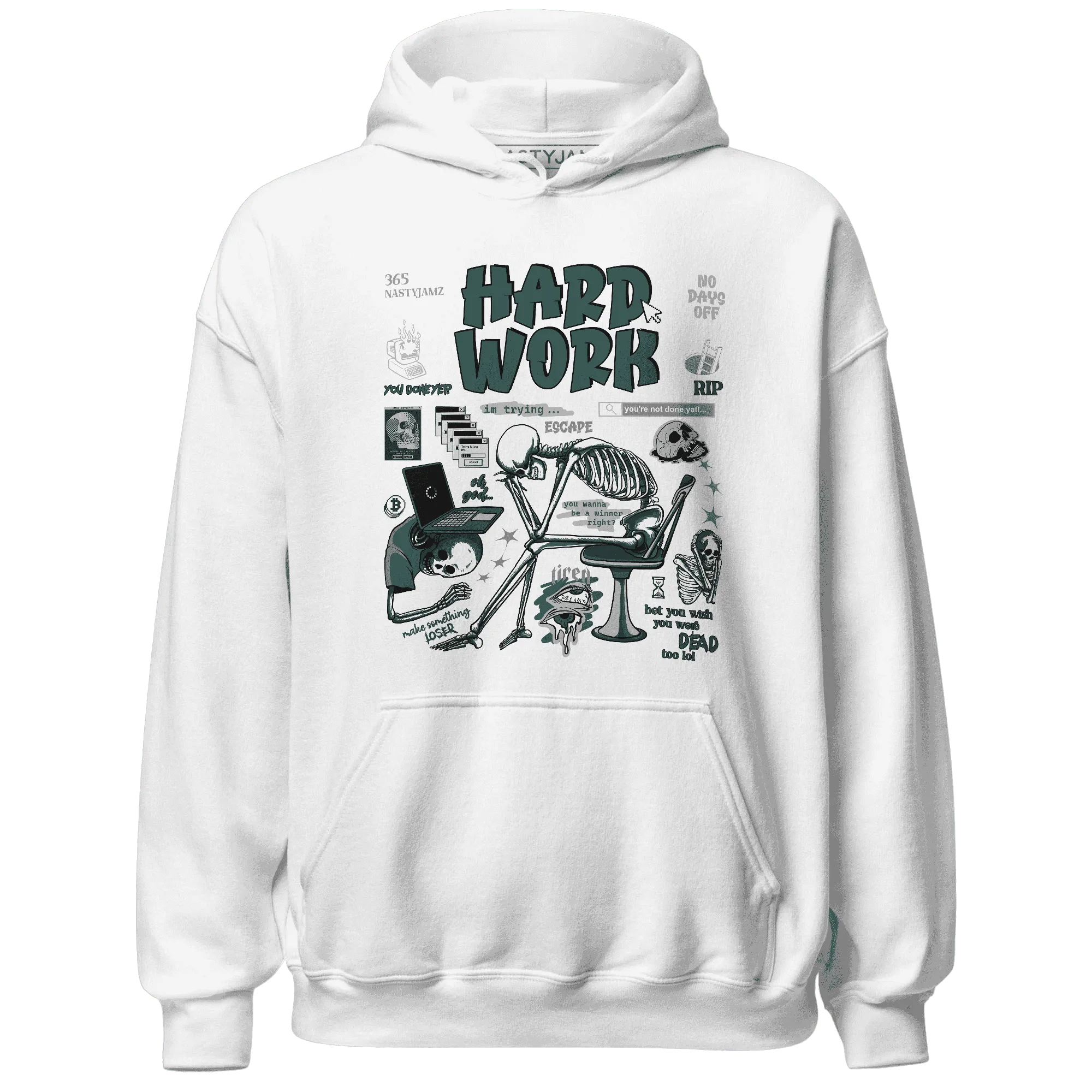 NastyJamz-Oxidized-Green-4s-Hoodie-Match-Hard-Work