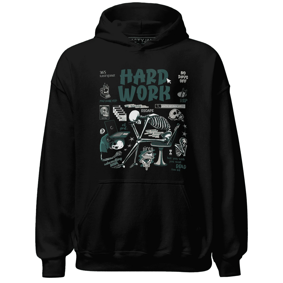 NastyJamz-Oxidized-Green-4s-Hoodie-Match-Hard-Work