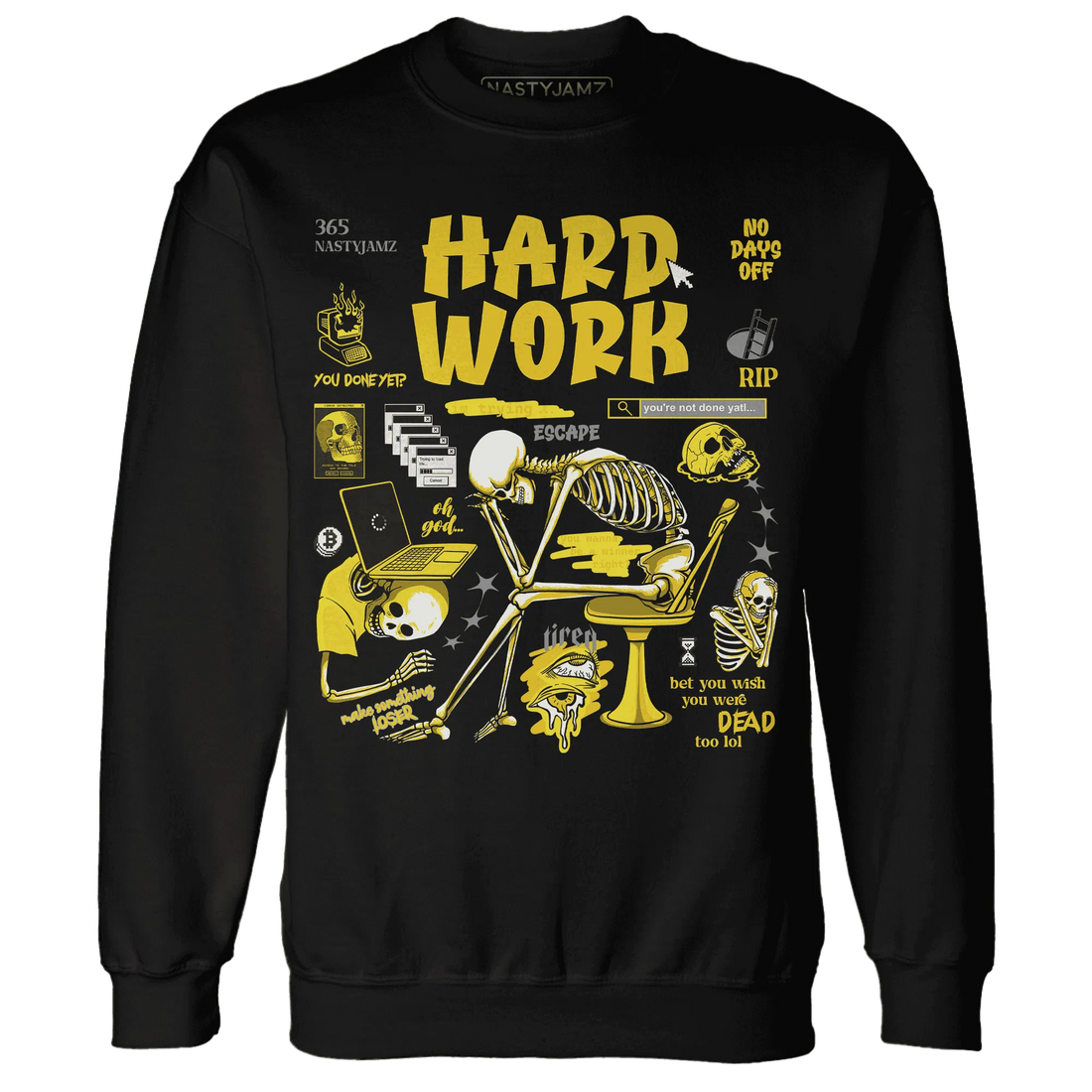 NastyJamz-Vivid-Sulfur-4s-Sweatshirt-Match-Hard-Work