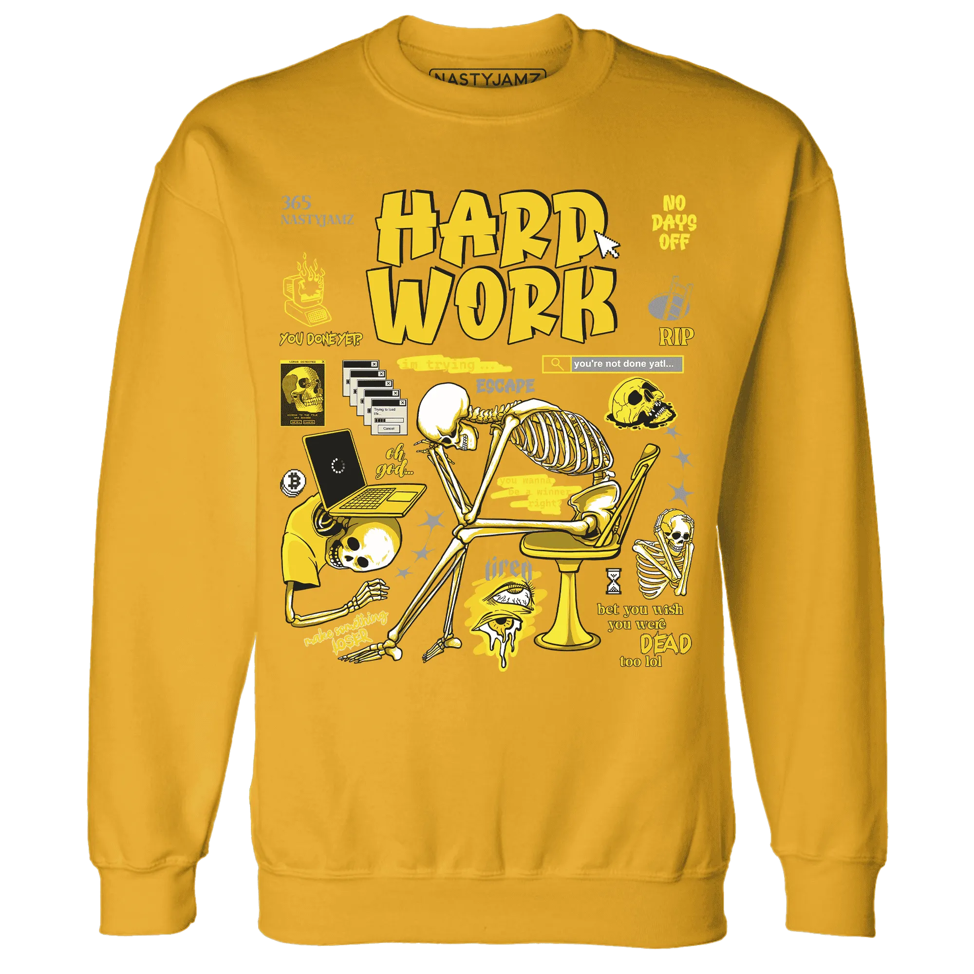 NastyJamz-Vivid-Sulfur-4s-Sweatshirt-Match-Hard-Work