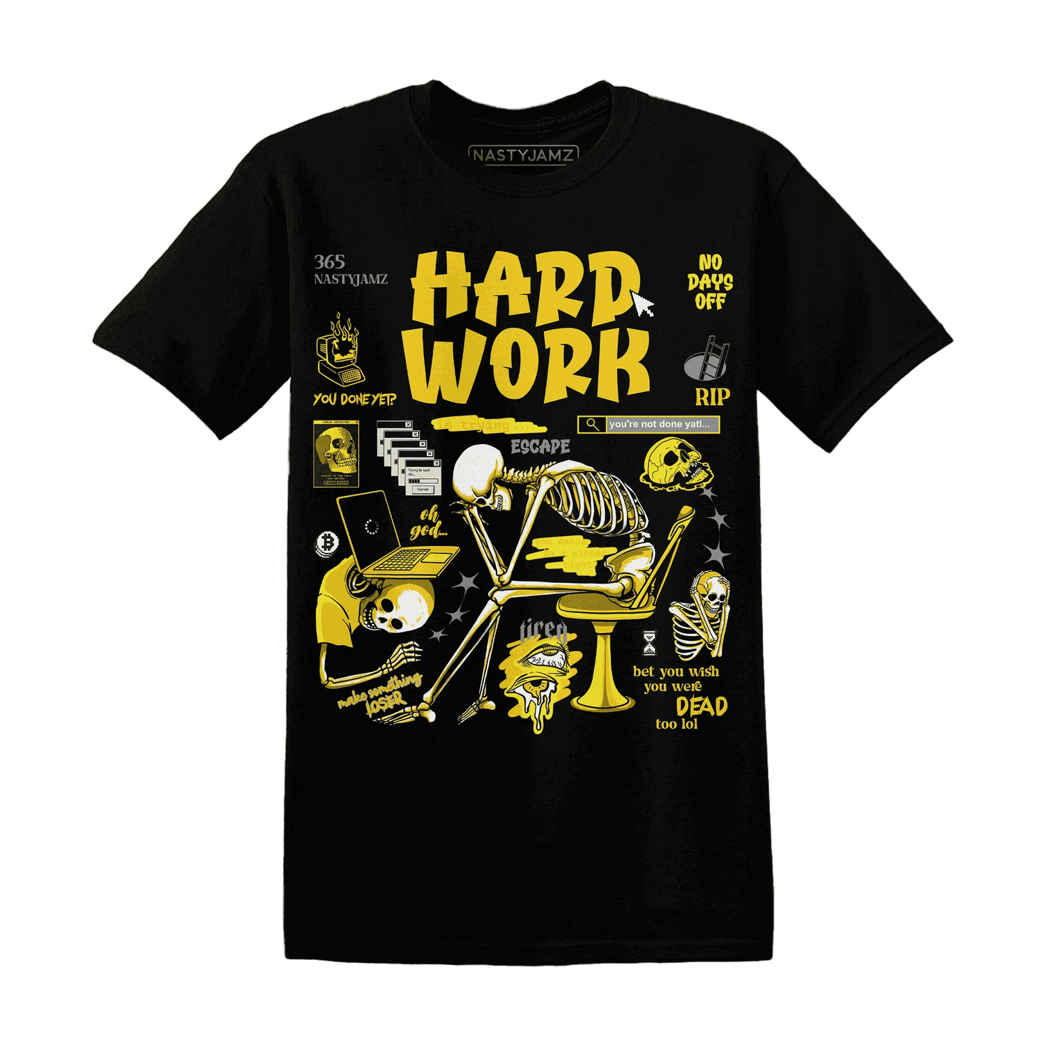 NastyJamz-Vivid-Sulfur-4s-T-Shirt-Match-Hard-Work