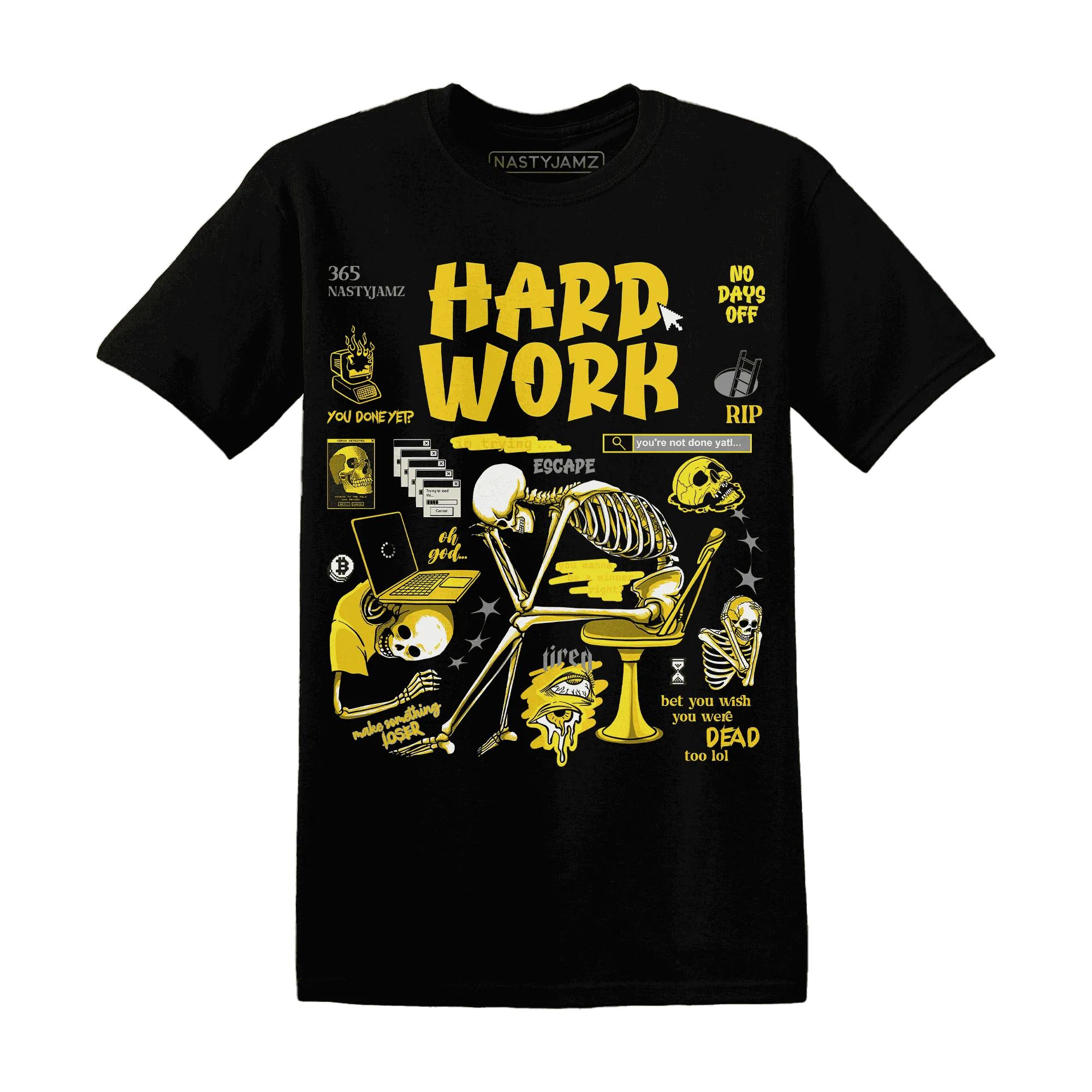 NastyJamz-Vivid-Sulfur-4s-T-Shirt-Match-Hard-Work