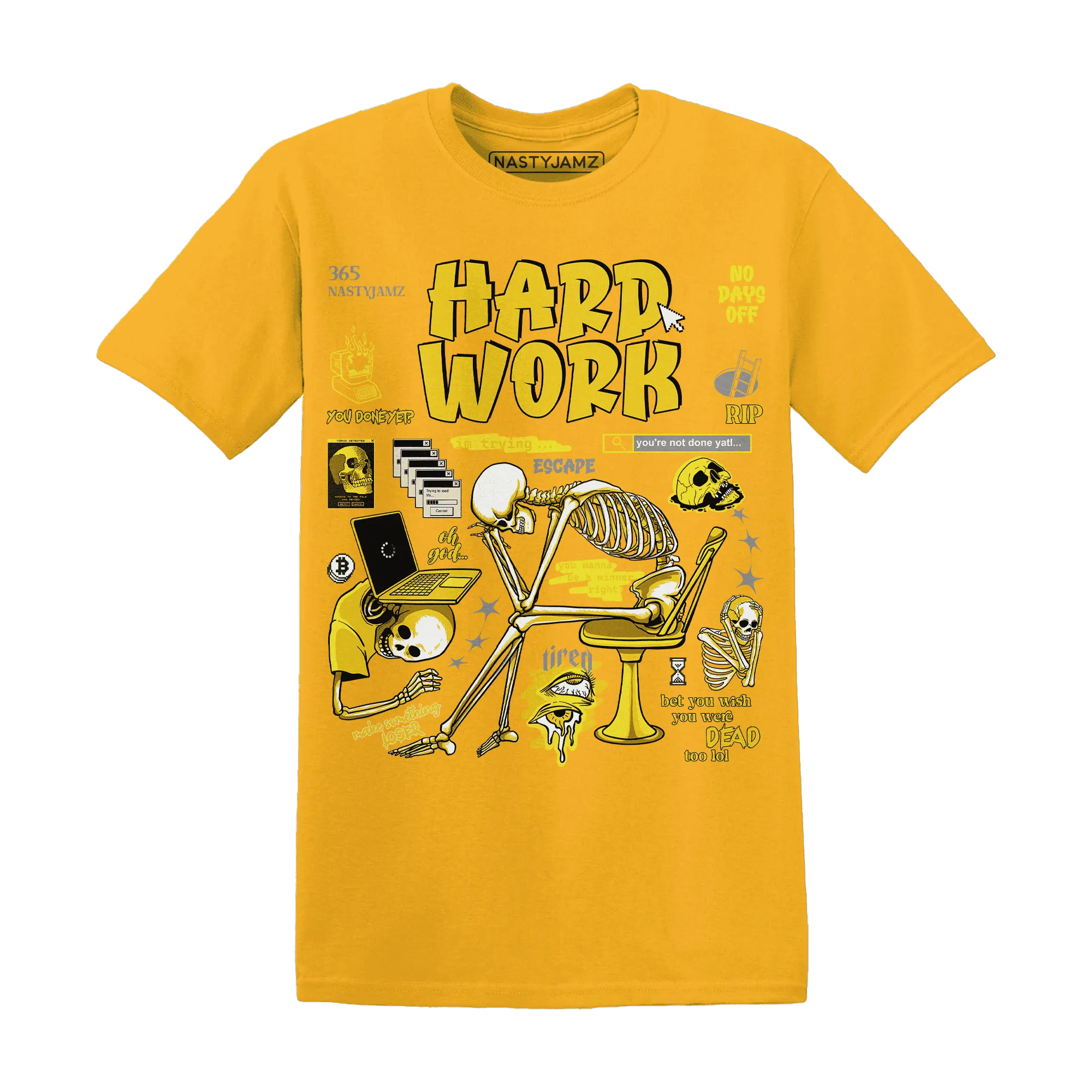 NastyJamz-Vivid-Sulfur-4s-T-Shirt-Match-Hard-Work