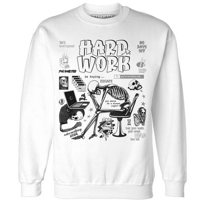 NastyJamz-White-Thunder-4s-Sweatshirt-Match-Hard-Work
