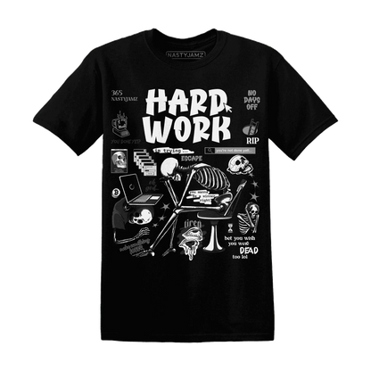 NastyJamz-White-Thunder-4s-T-Shirt-Match-Hard-Work