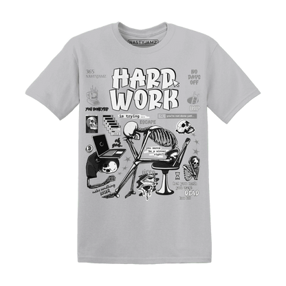 NastyJamz-White-Thunder-4s-T-Shirt-Match-Hard-Work