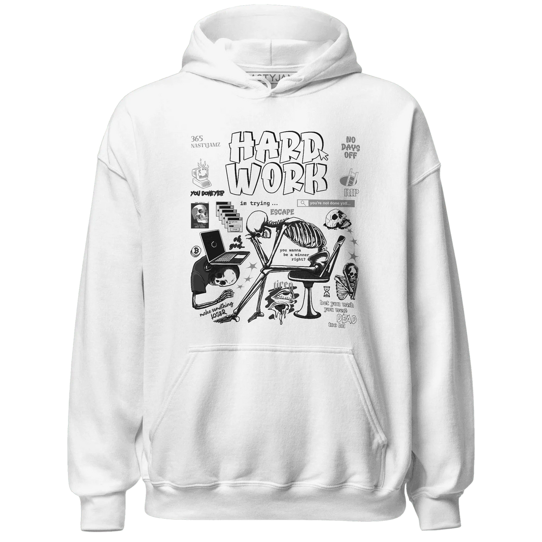 NastyJamz-White-Thunder-4s-Hoodie-Match-Hard-Work