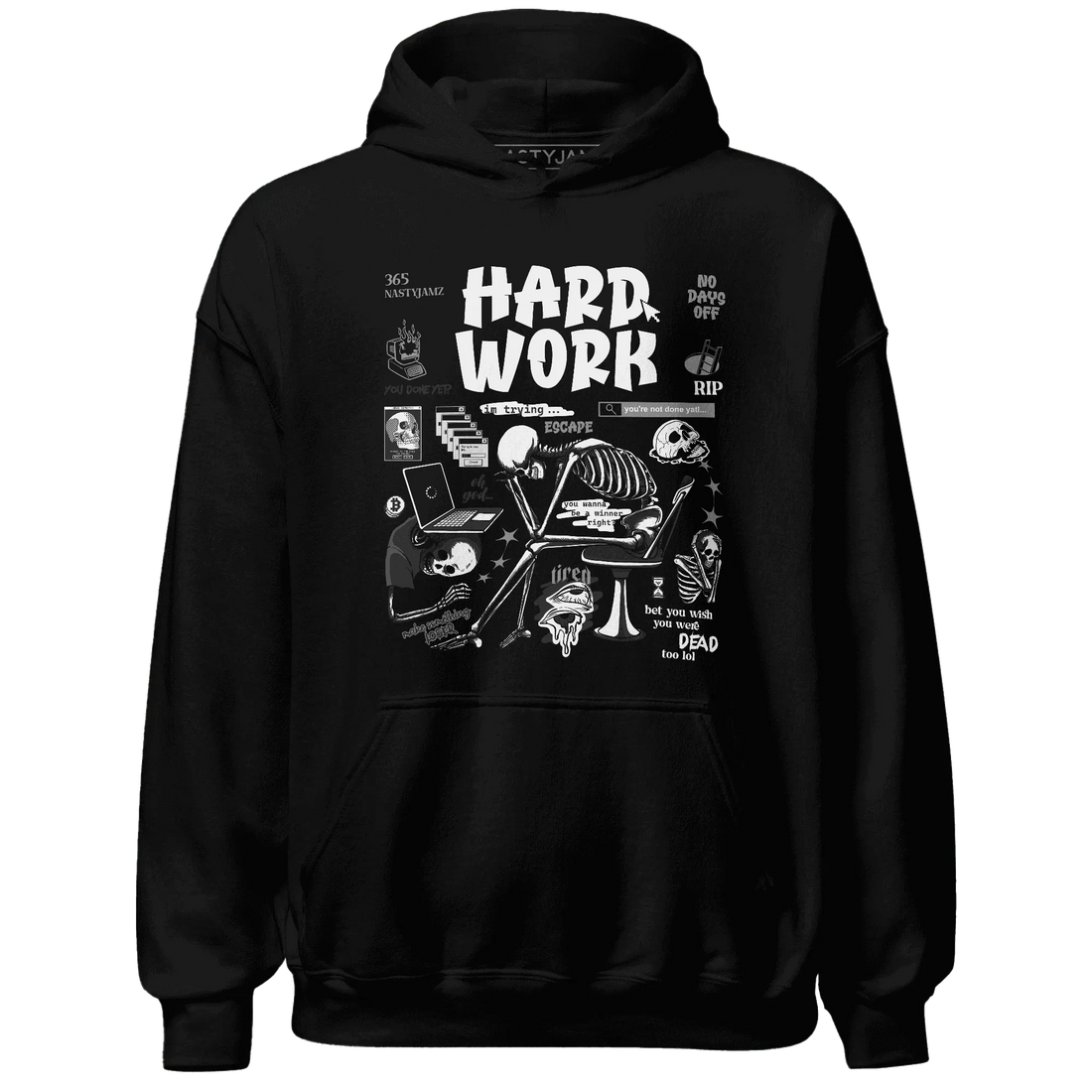 NastyJamz-White-Thunder-4s-Hoodie-Match-Hard-Work