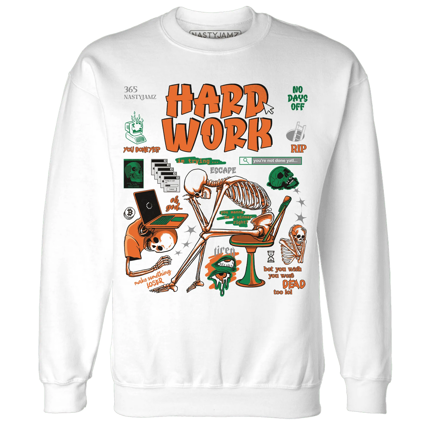 NastyJamz-MAM-Hurricanes-5s-Sweatshirt-Match-Hard-Work