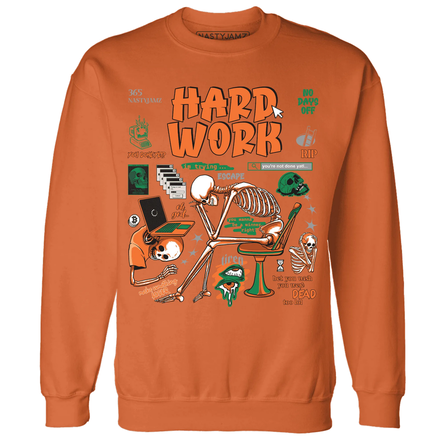 NastyJamz-MAM-Hurricanes-5s-Sweatshirt-Match-Hard-Work
