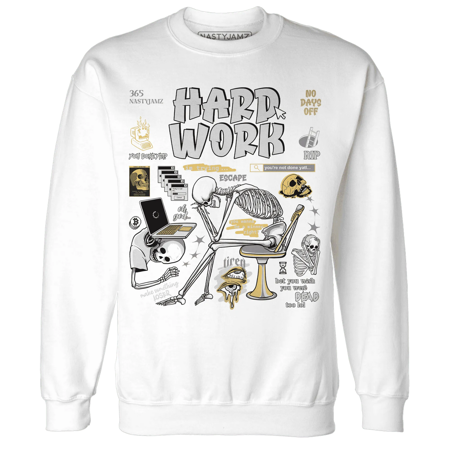 NastyJamz-Paris-Cement-Olympics-6s-Sweatshirt-Match-Hard-Work