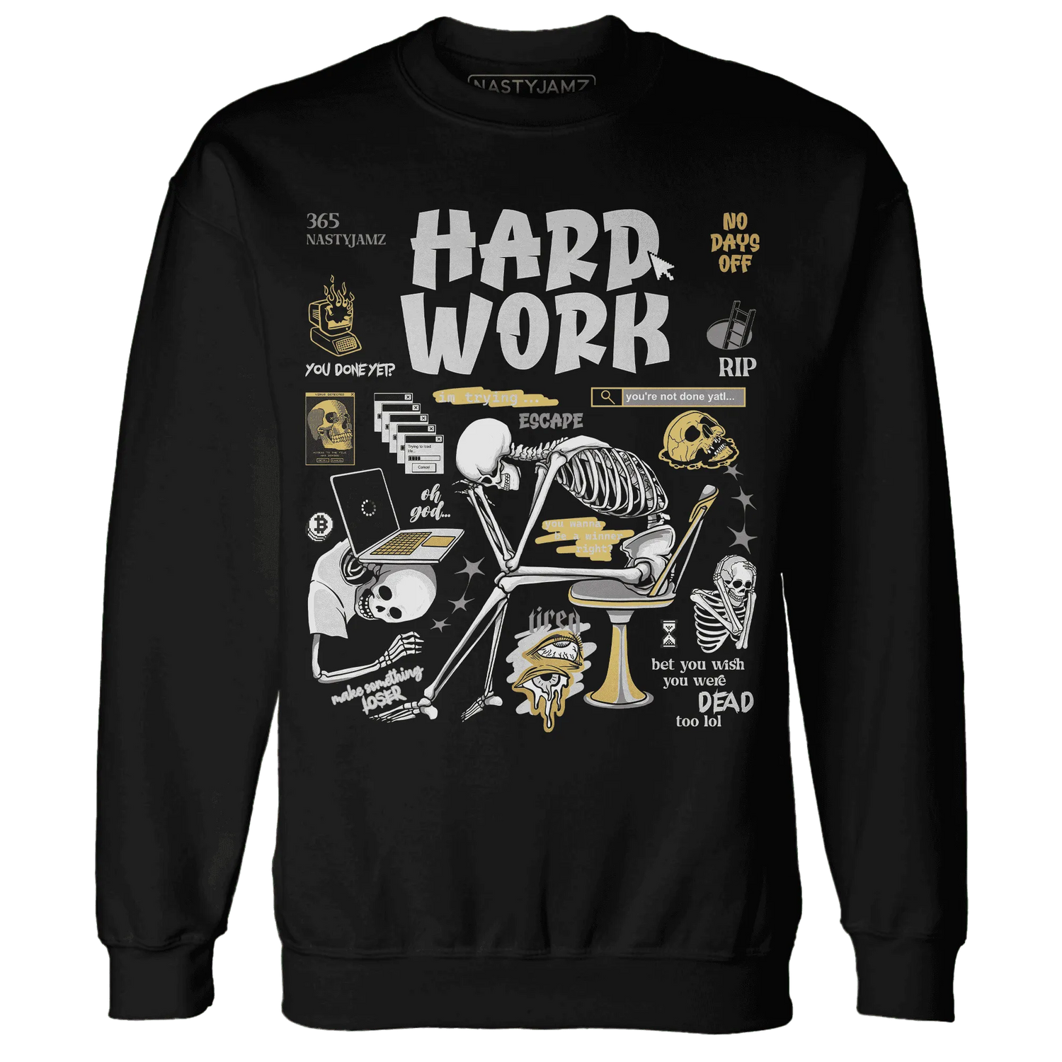 NastyJamz-Paris-Cement-Olympics-6s-Sweatshirt-Match-Hard-Work
