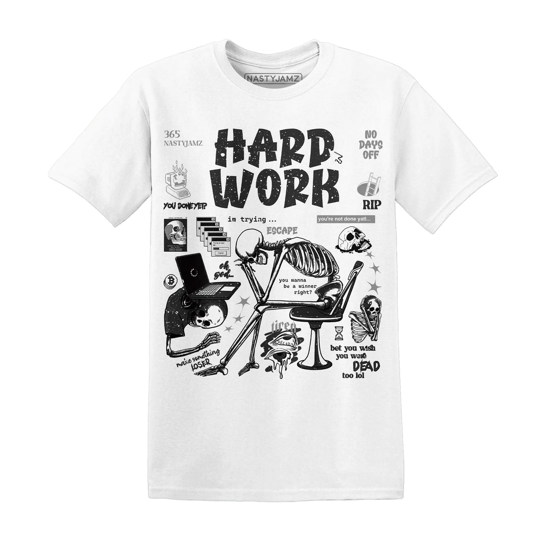 NastyJamz-Reverse-Oreo-6s-T-Shirt-Match-Hard-Work