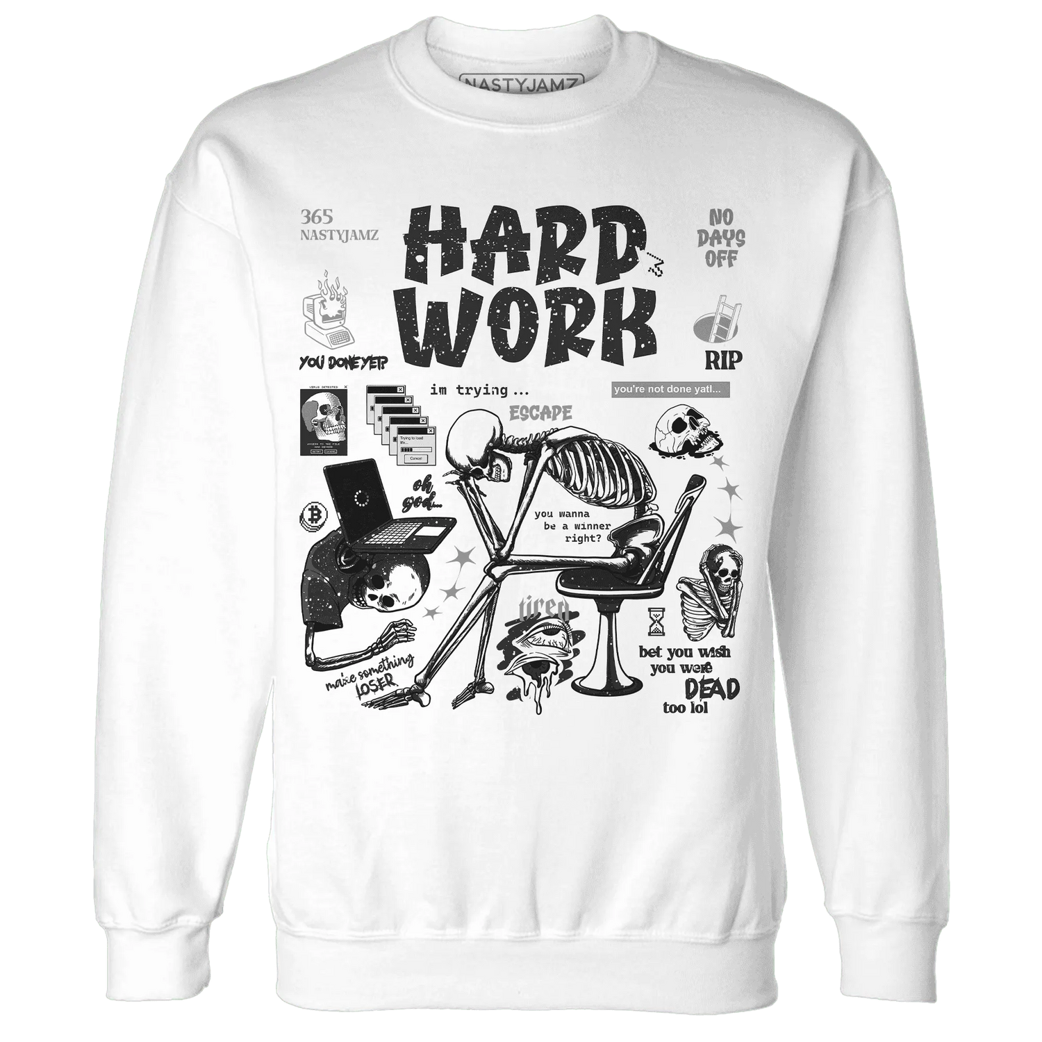 NastyJamz-Reverse-Oreo-6s-Sweatshirt-Match-Hard-Work