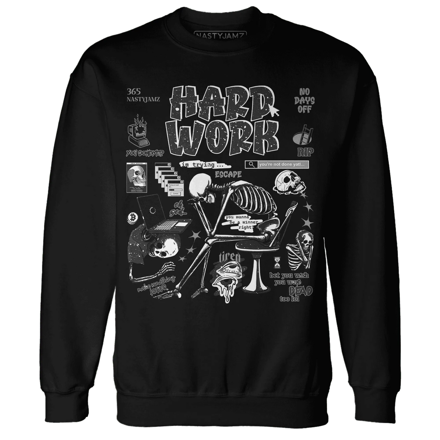 NastyJamz-Reverse-Oreo-6s-Sweatshirt-Match-Hard-Work