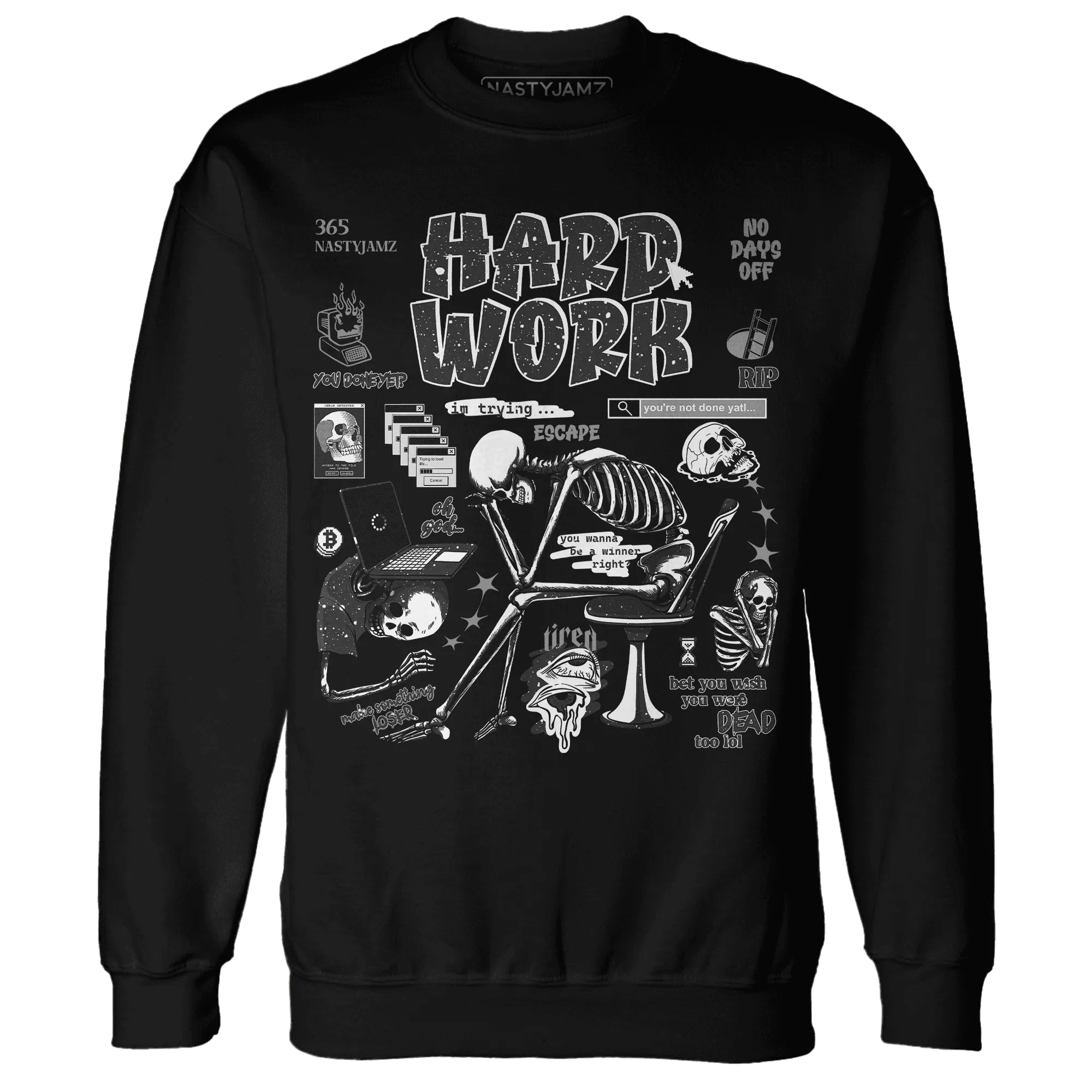 NastyJamz-Reverse-Oreo-6s-Sweatshirt-Match-Hard-Work