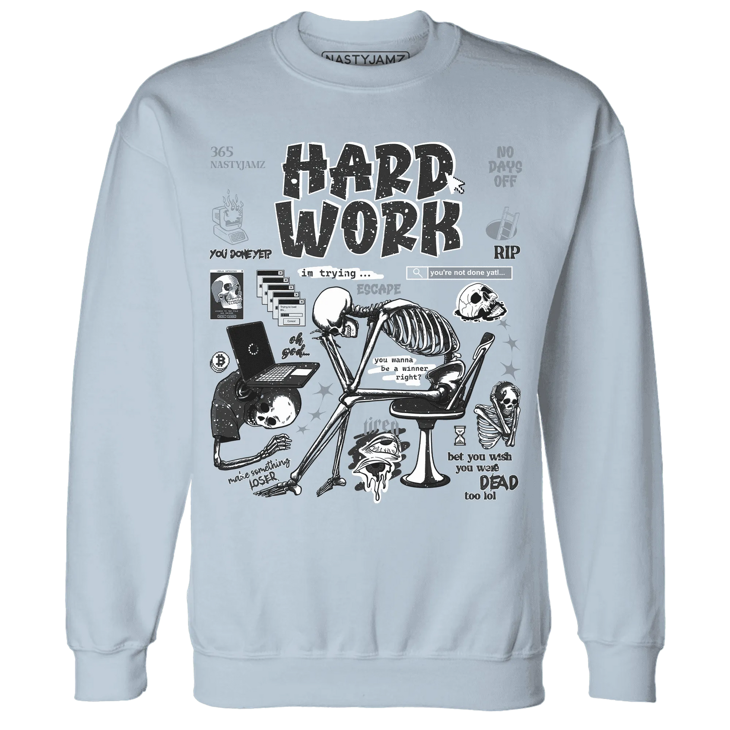 NastyJamz-Reverse-Oreo-6s-Sweatshirt-Match-Hard-Work