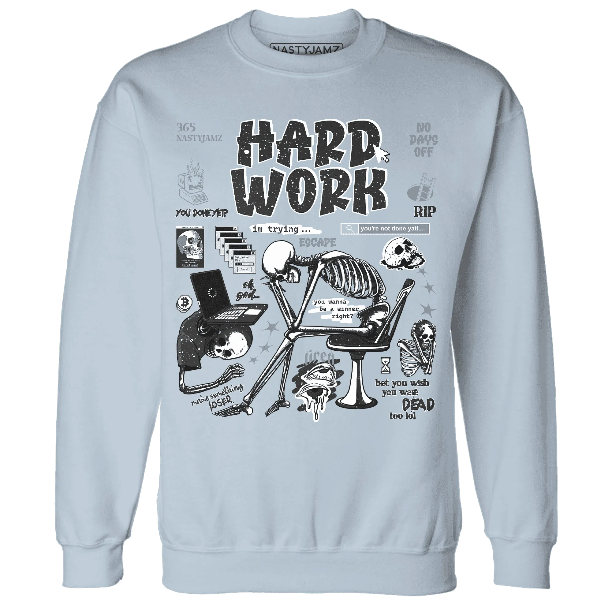 NastyJamz-Reverse-Oreo-6s-Sweatshirt-Match-Hard-Work