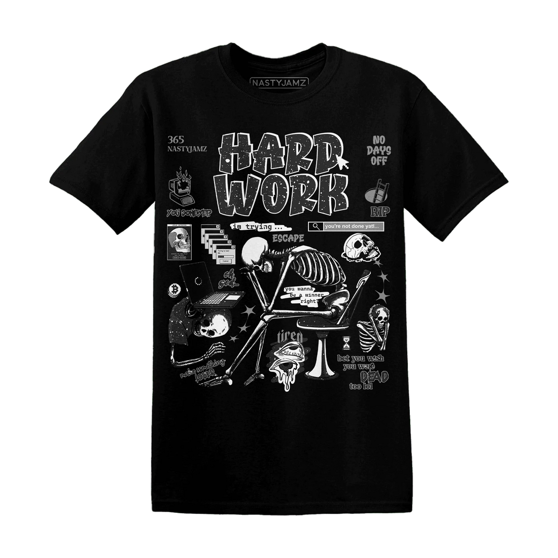 NastyJamz-Reverse-Oreo-6s-T-Shirt-Match-Hard-Work