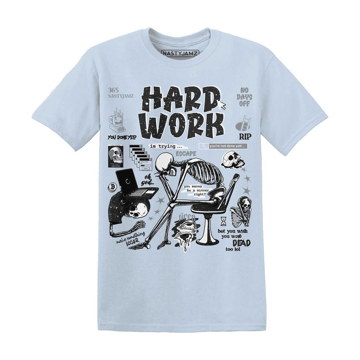 NastyJamz-Reverse-Oreo-6s-T-Shirt-Match-Hard-Work