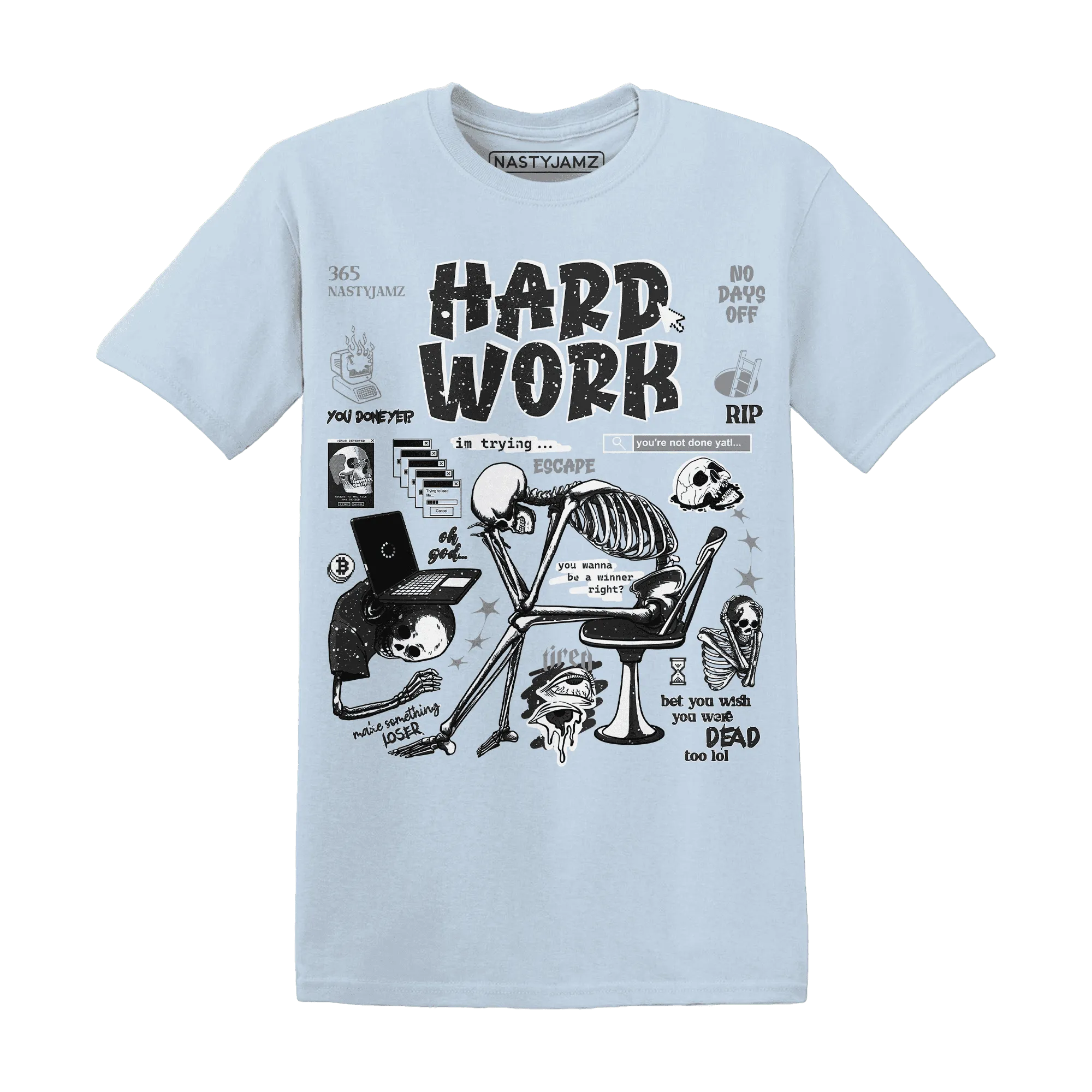 NastyJamz-Reverse-Oreo-6s-T-Shirt-Match-Hard-Work