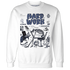 NastyJamz-White-Navy-6s-Sweatshirt-Match-Hard-Work