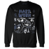 NastyJamz-White-Navy-6s-Sweatshirt-Match-Hard-Work