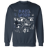 NastyJamz-White-Navy-6s-Sweatshirt-Match-Hard-Work