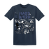 NastyJamz-White-Navy-6s-T-Shirt-Match-Hard-Work