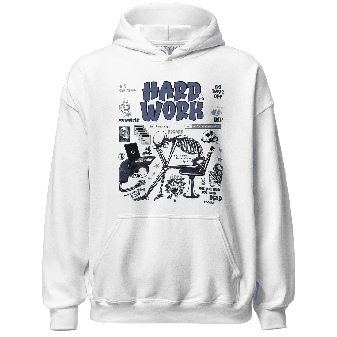 NastyJamz-White-Navy-6s-Hoodie-Match-Hard-Work
