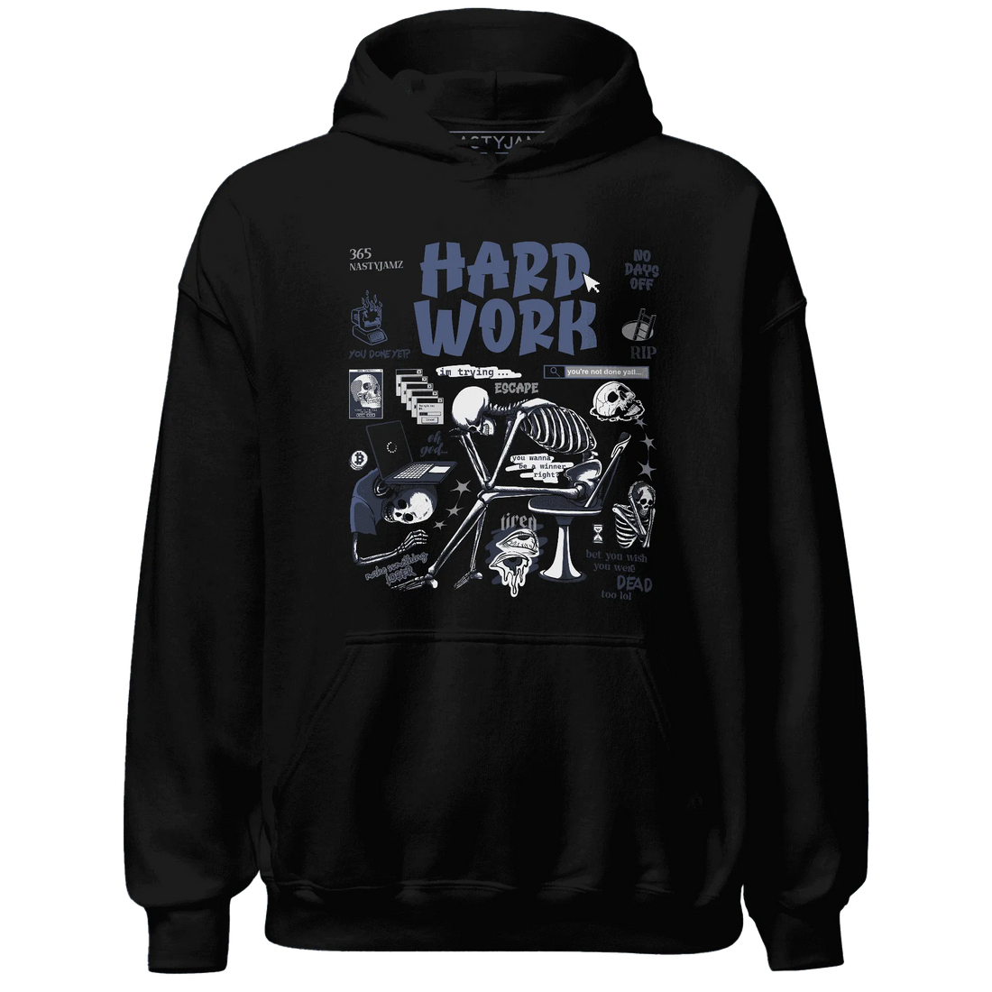 NastyJamz-White-Navy-6s-Hoodie-Match-Hard-Work
