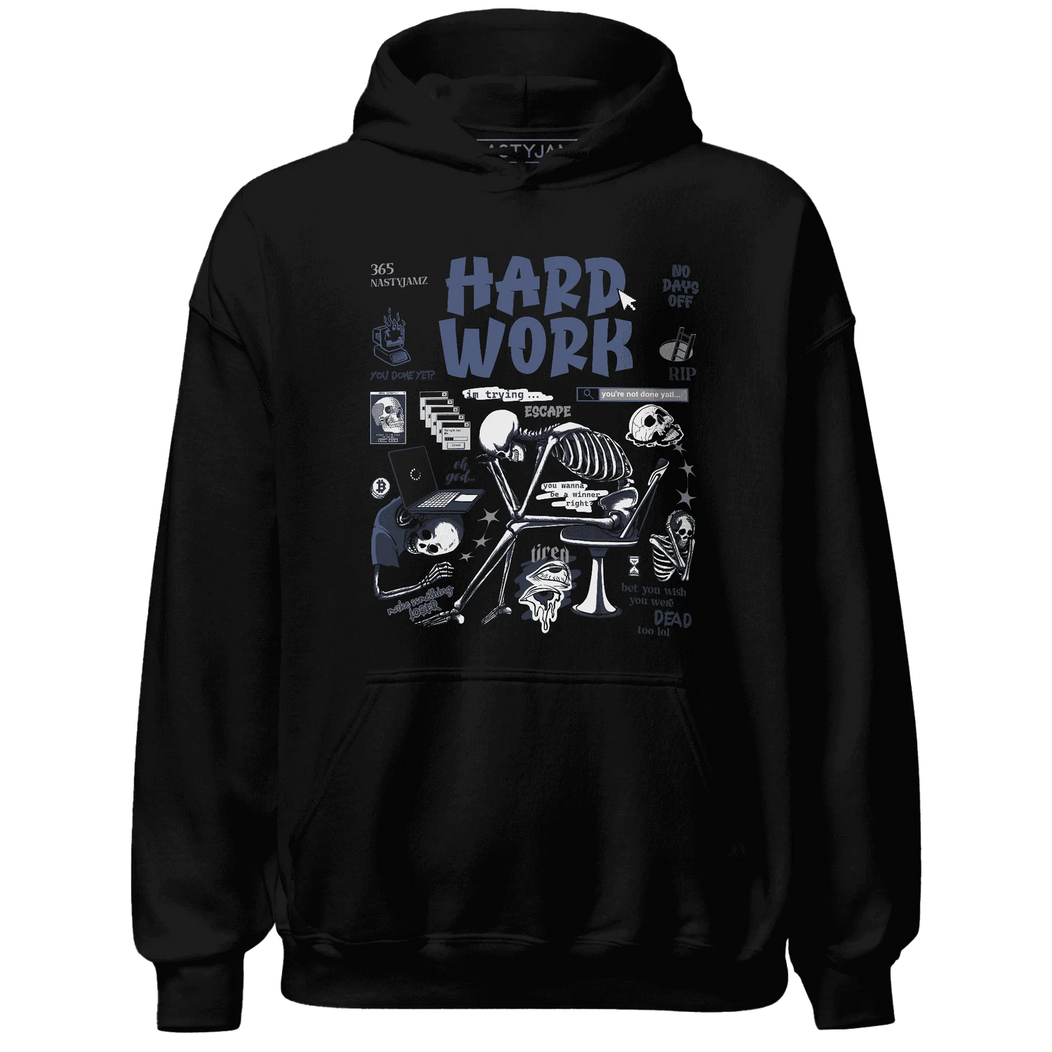 NastyJamz-White-Navy-6s-Hoodie-Match-Hard-Work