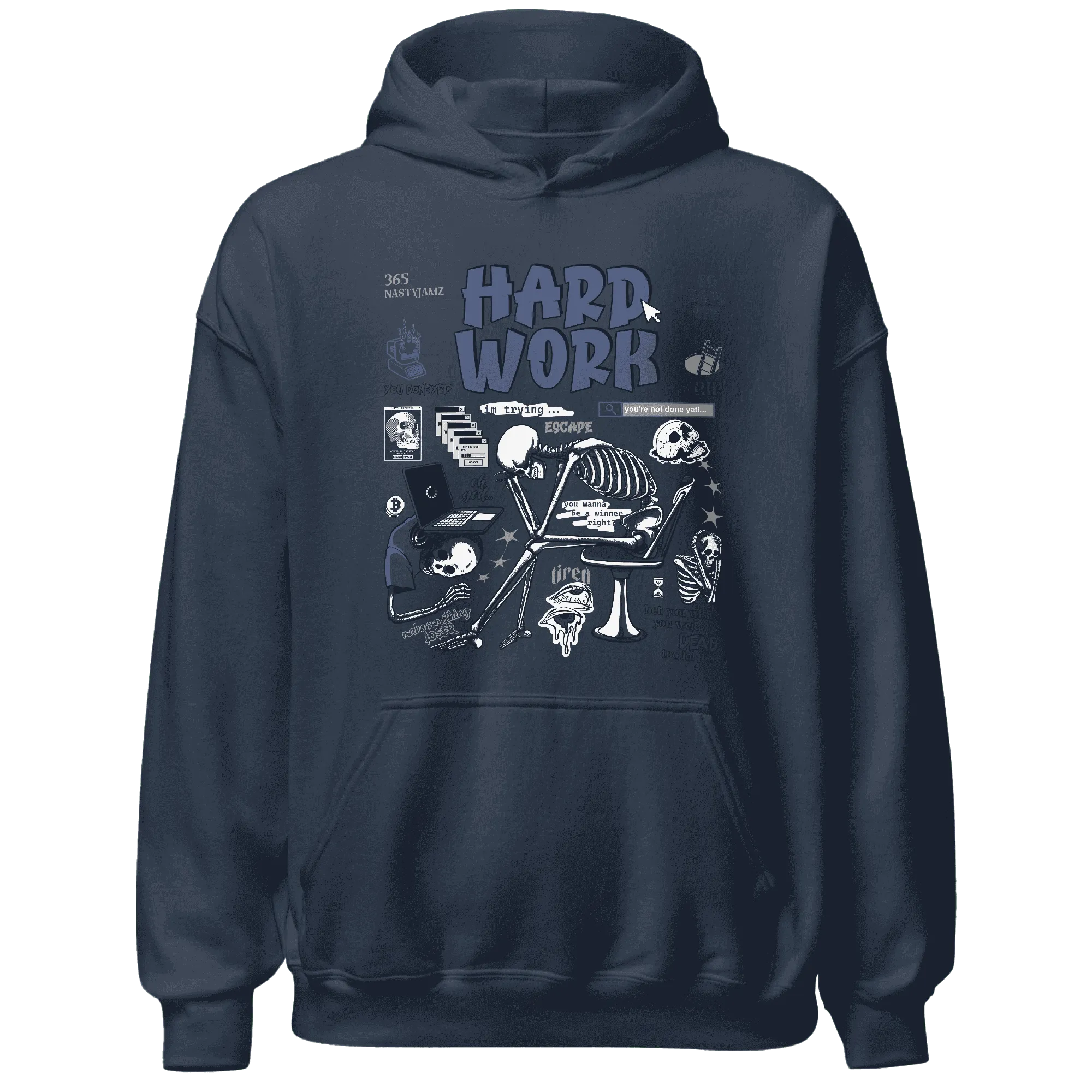 NastyJamz-White-Navy-6s-Hoodie-Match-Hard-Work